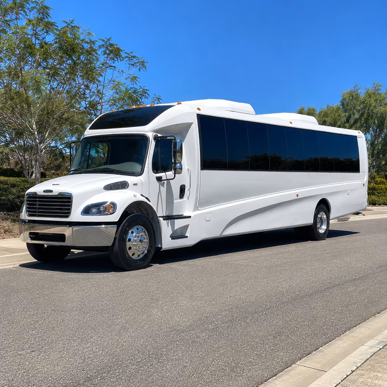 Greensboro Airport Shuttle & Transportation party bus interior
