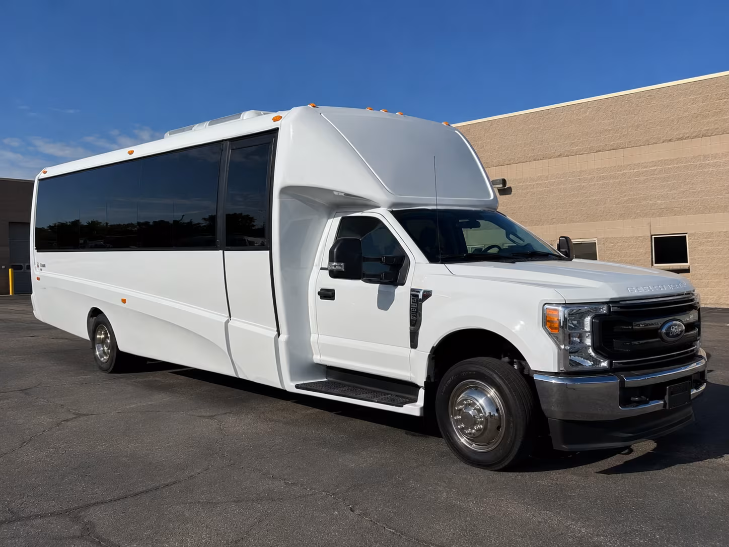 Greensboro Airport Shuttle & Transportation party bus exterior