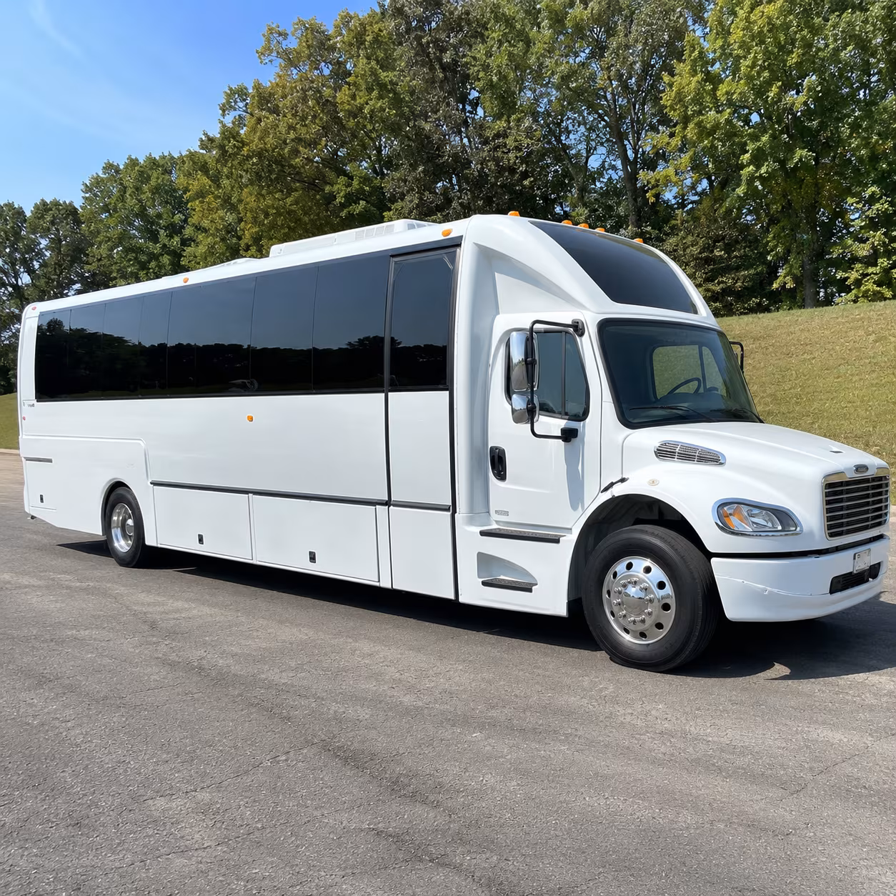 Greensboro Bachelor & Bachelorette Transportation party bus exterior
