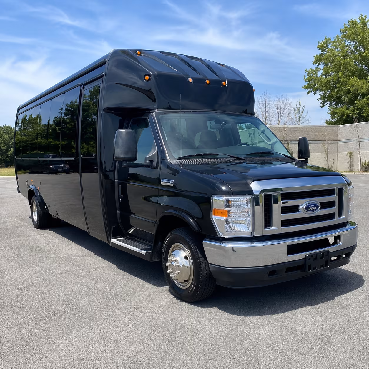 Greensboro Bachelor & Bachelorette Transportation party bus exterior