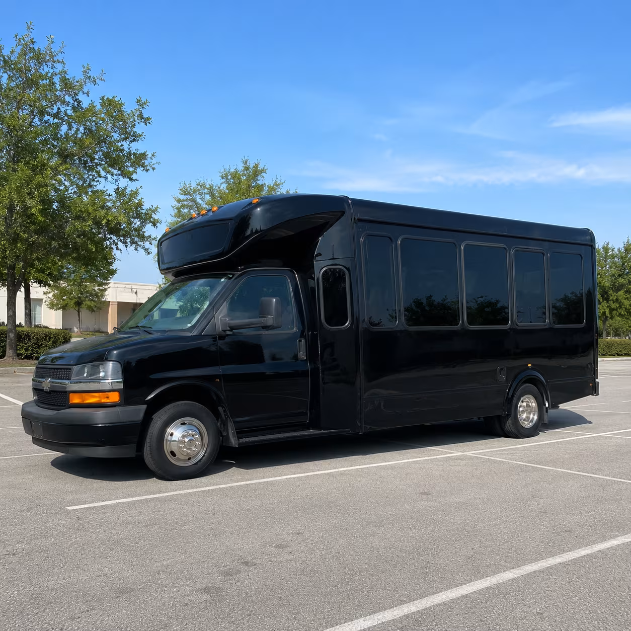 Greensboro Bachelor & Bachelorette Transportation party bus exterior
