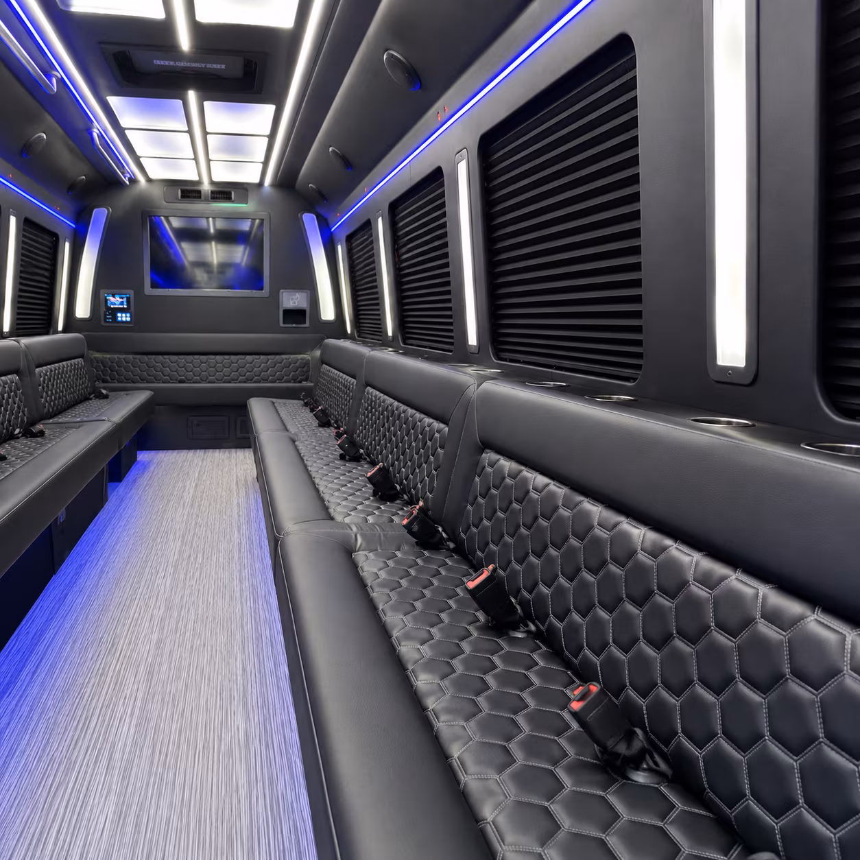 Greensboro Concert & Music Festival Transportation party bus exterior
