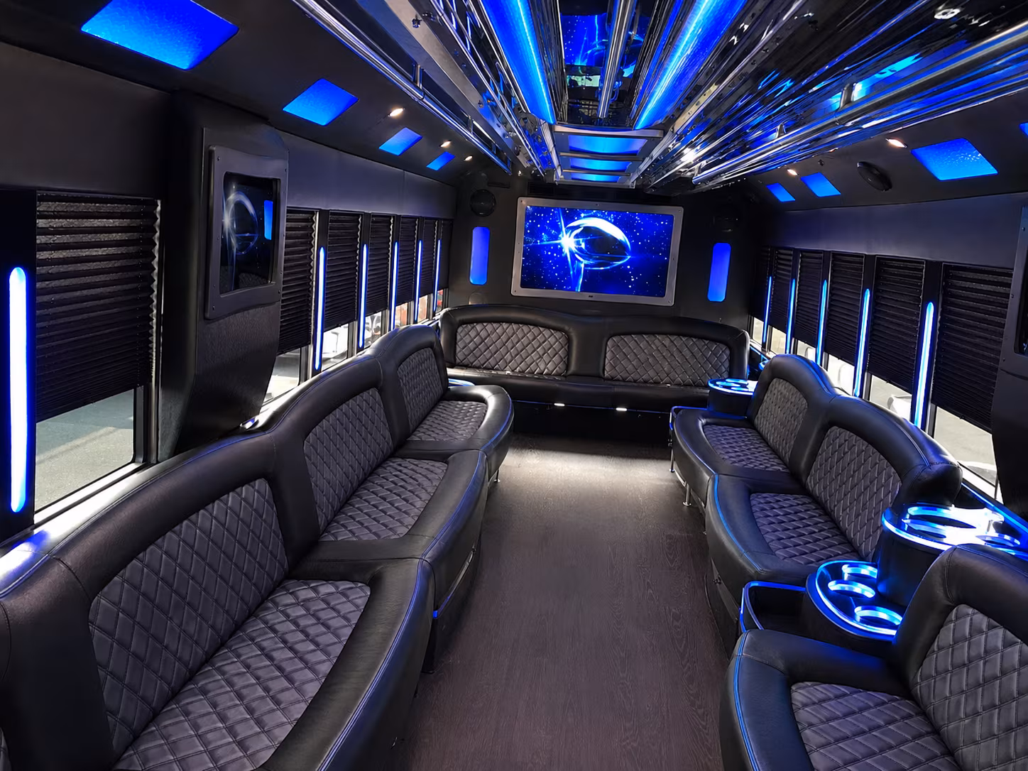 Greensboro Concert & Music Festival Transportation party bus exterior