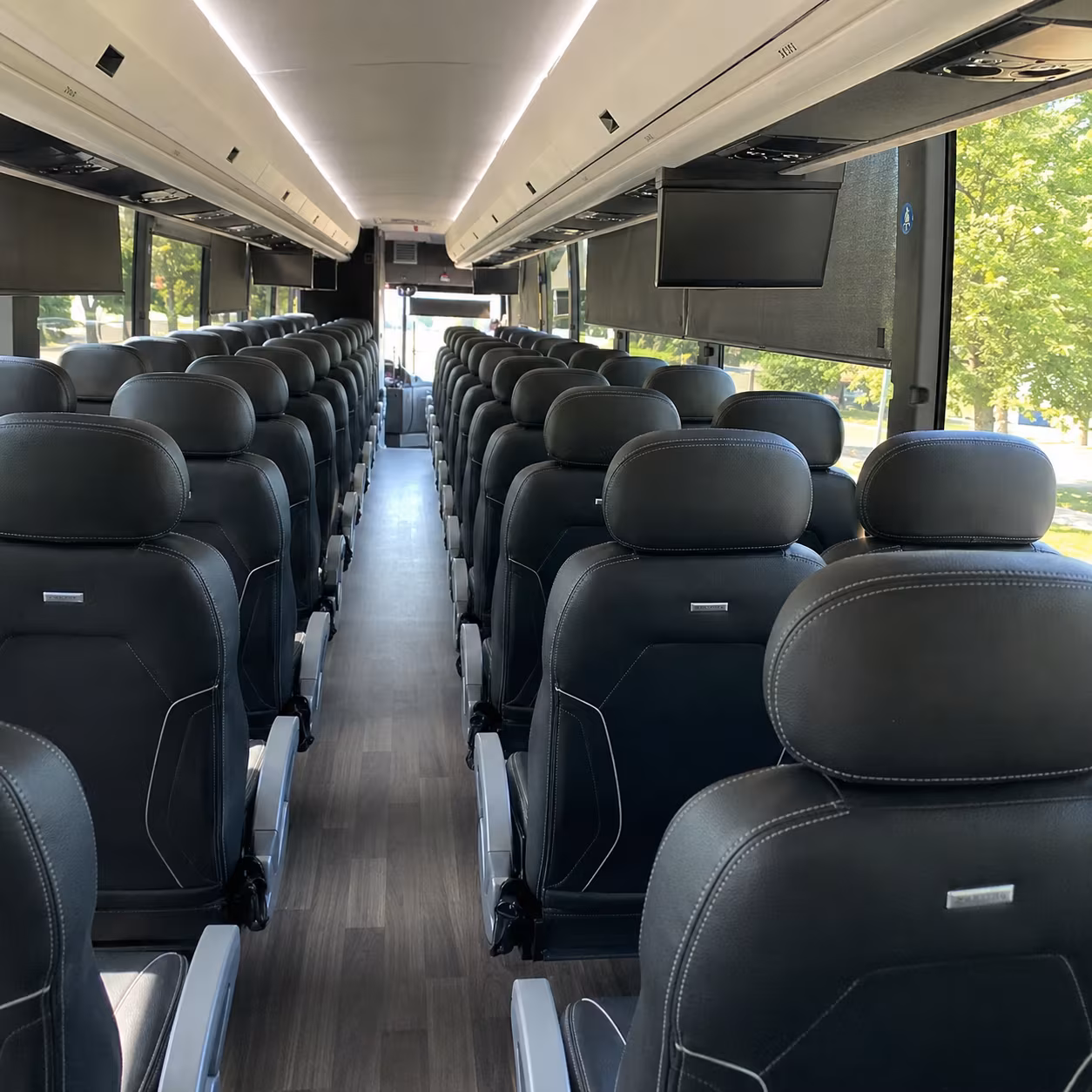 Greensboro Corporate Transportation party bus exterior