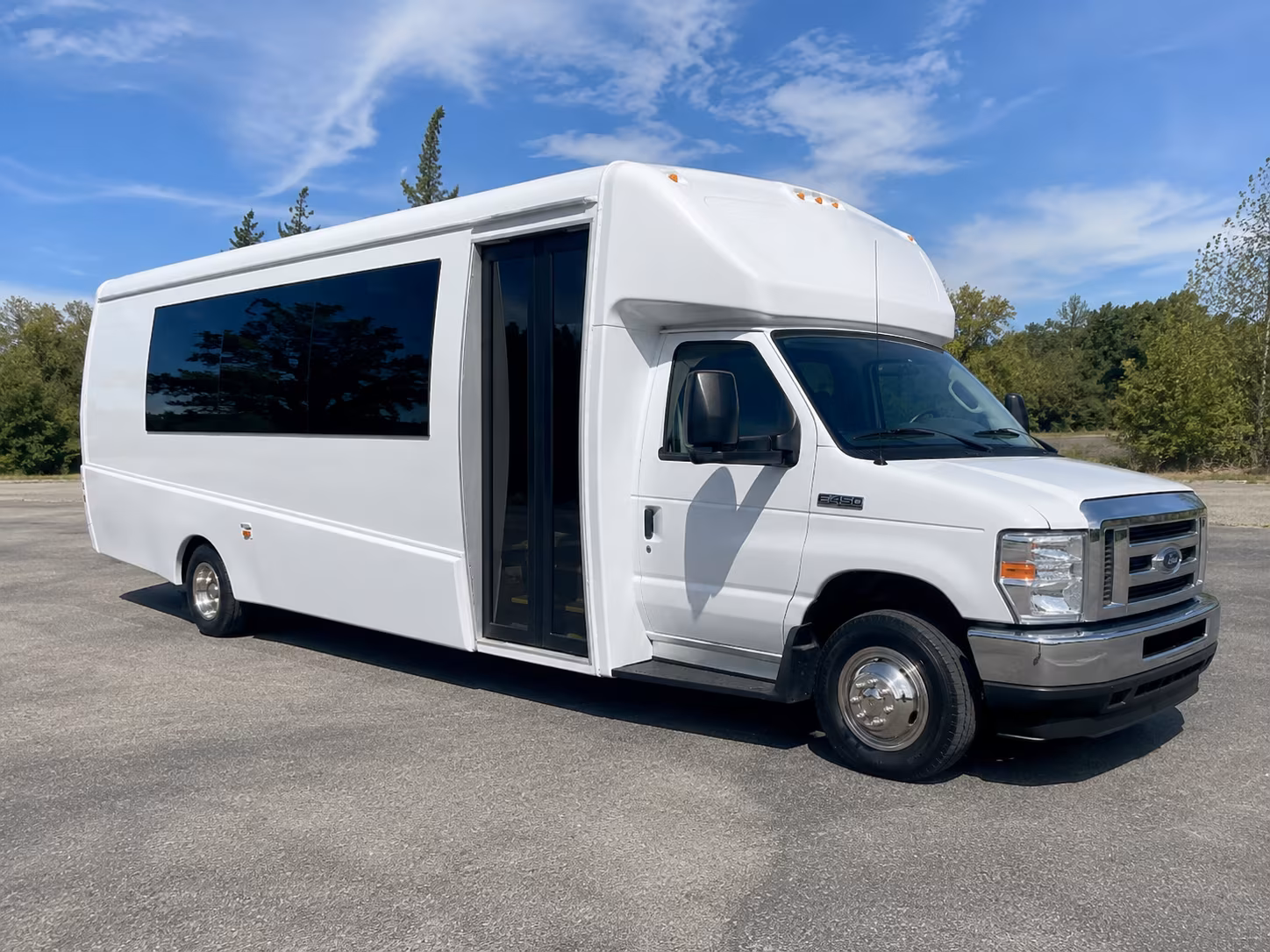 Greensboro Private Event Transportation party bus exterior