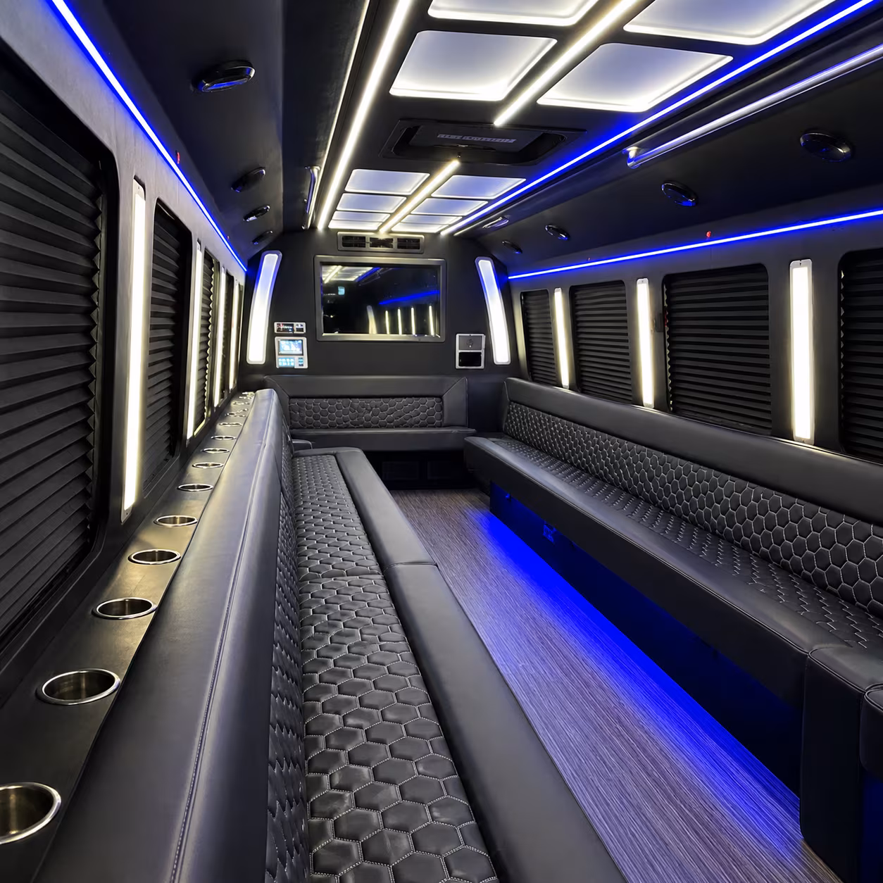 Greensboro Private Event Transportation party bus exterior