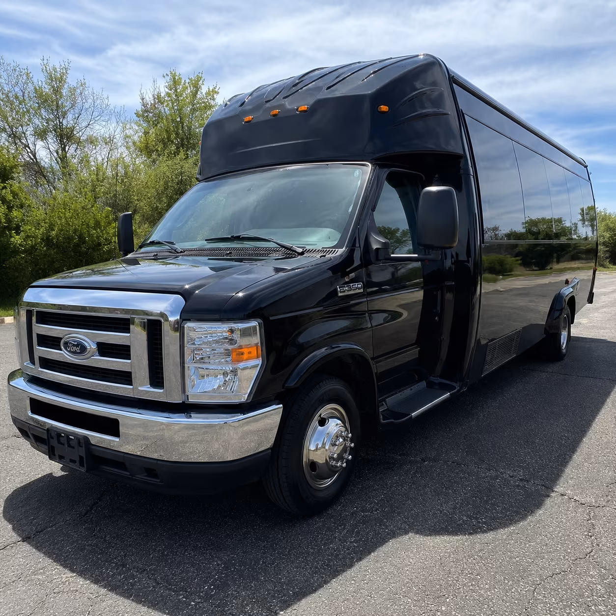 Greensboro Private Event Transportation party bus exterior