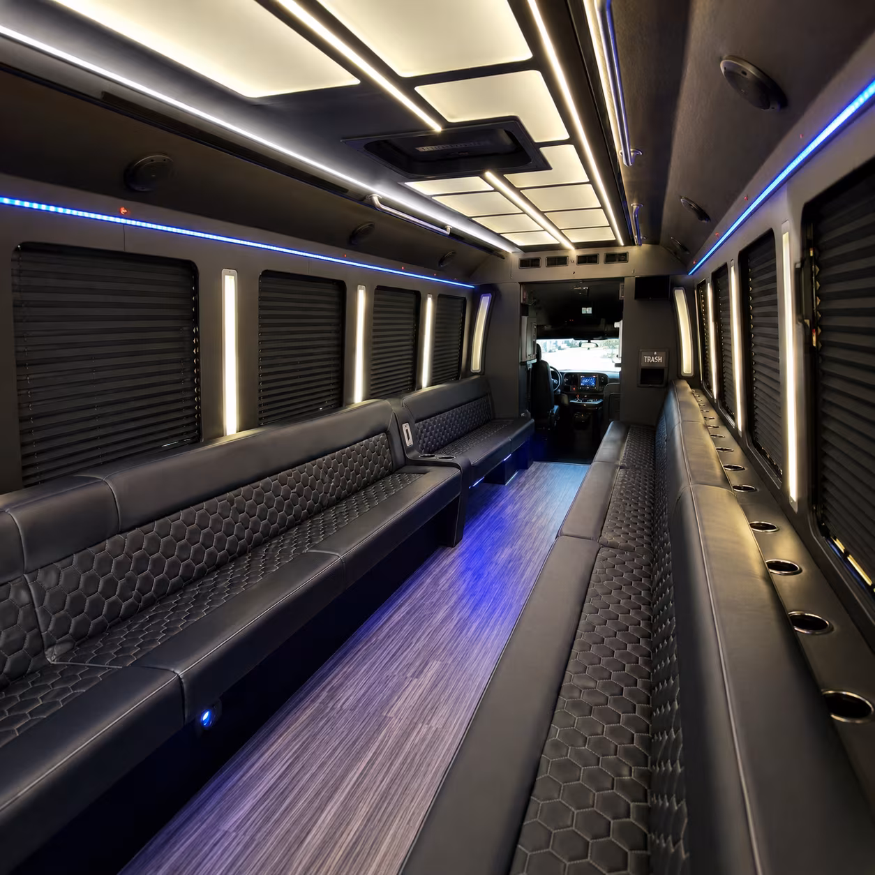 Greensboro Prom & Homecoming Transportation party bus exterior