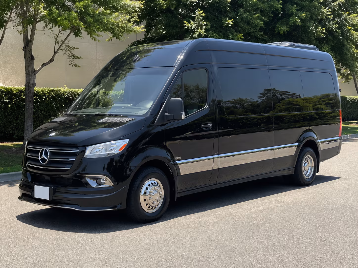 Greensboro School Event Transportation party bus exterior