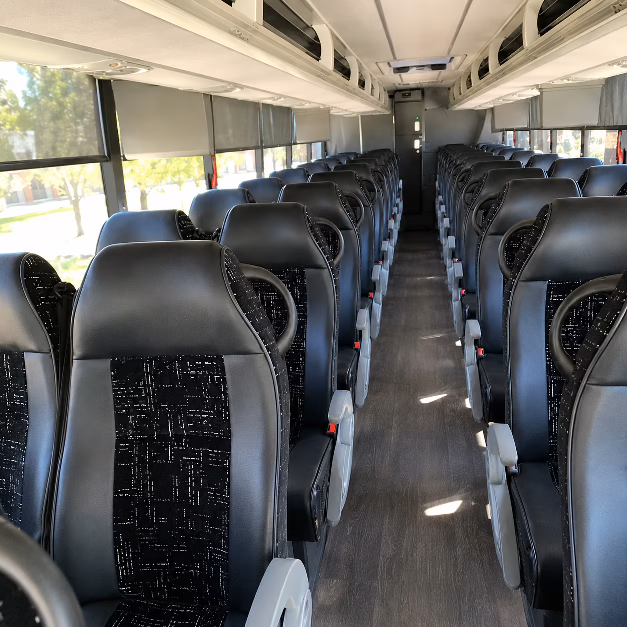 Greensboro School Event Transportation party bus exterior