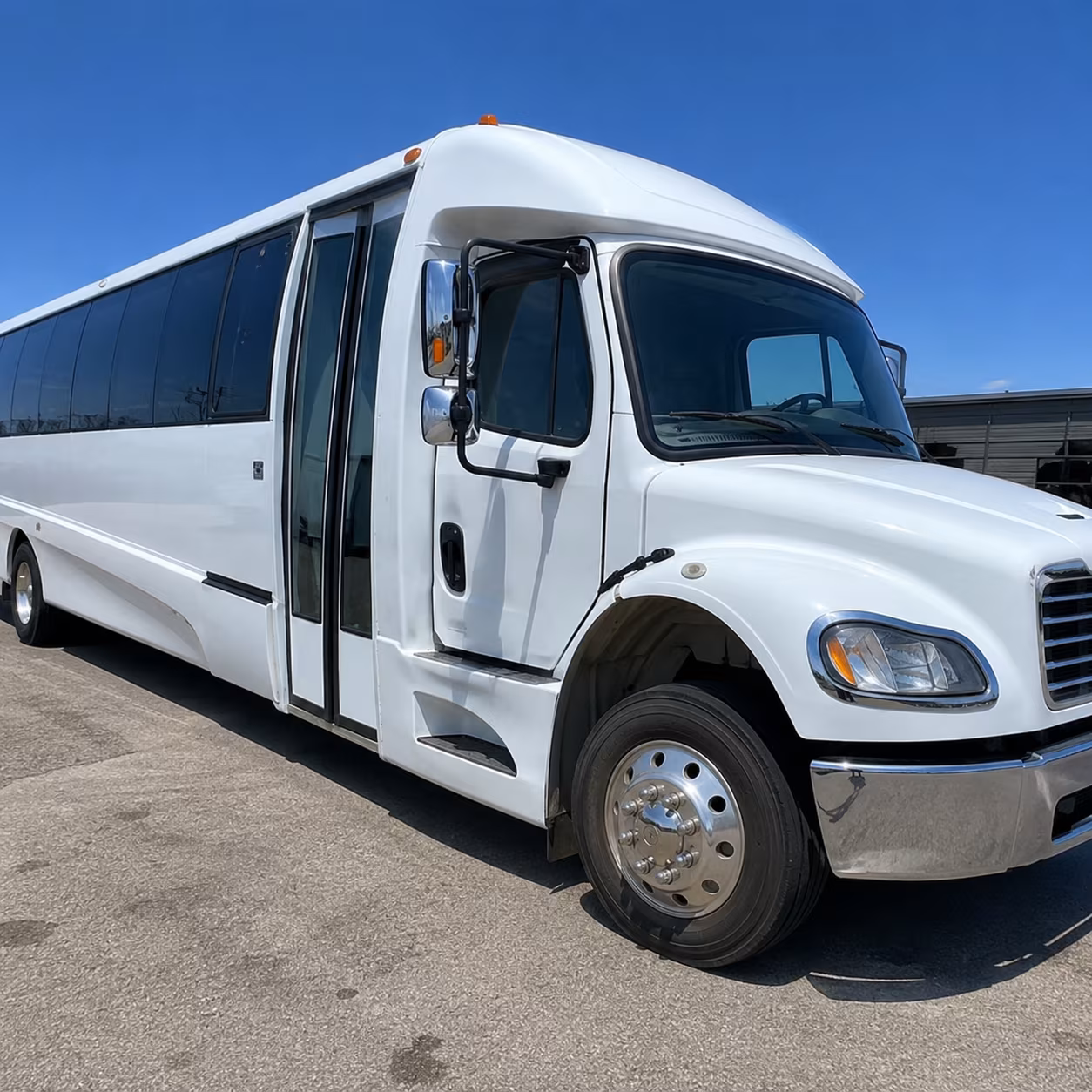 Greensboro School Event Transportation party bus exterior