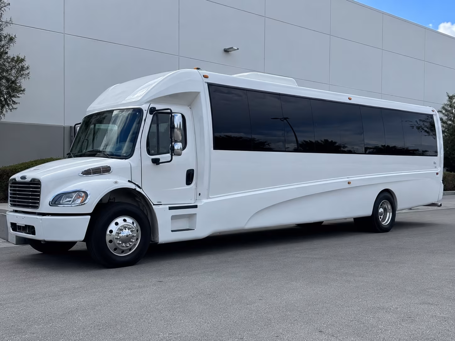 Greensboro Wedding Transportation party bus interior